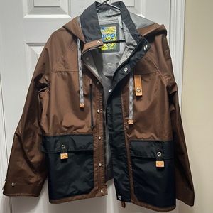 Loewe men's brown windbreaker size 52